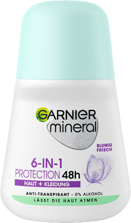 Antitranspirant Deo Roll-on Mineral Protection 5 GARNIER mineral