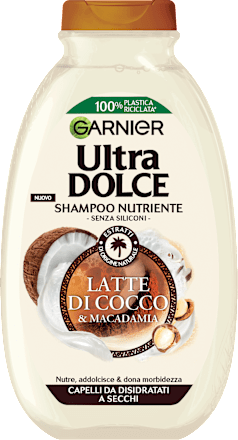Shampoo Latte di Cocco e Macadamia Garnier Ultra Dolce