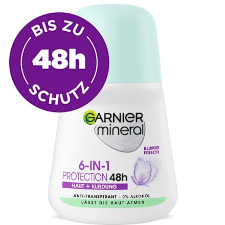 Antitranspirant Deo Roll-on Mineral Protection 5 GARNIER mineral