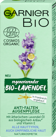 Anti-Falten Augenpflege Bio-Lavendel GARNIER BIO