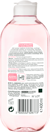 Płyn micelarny z wodą różaną  GARNIER