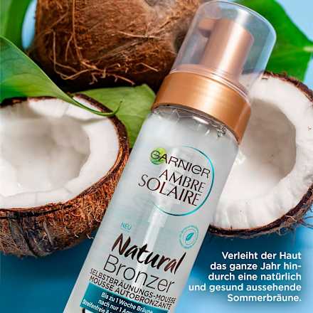 Selbstbräuner Mousse natural bronzer Garnier Ambre Solaire
