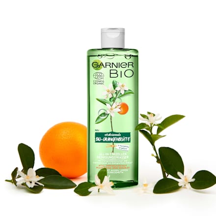 All-in-1 Mizellen Reinigungswasser Bio-Orangenblüte GARNIER BIO