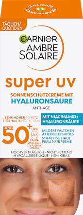 Sonnencreme Gesicht super UV Anti-Age LSF 50 Garnier Ambre Solaire