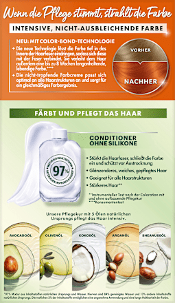 Haarfarbe Ultra Color 7.40 Strahlendes Kupfer GARNIER NUTRISSE