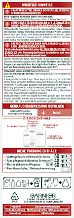 Haarfarbe Farbsensation 2.60 dunkles Mahagoni GARNIER NUTRISSE