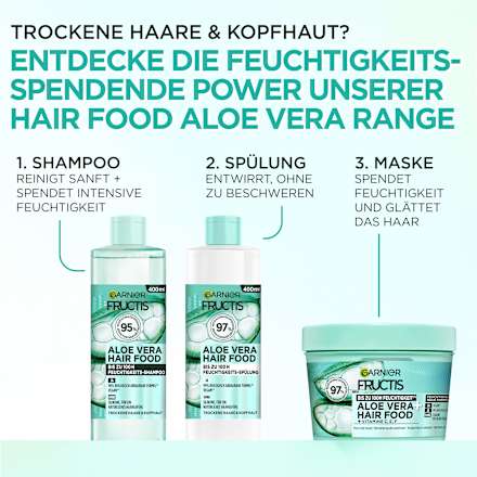 Feuchtigkeits Aloe Vera Hair Food Spülung GARNIER FRUCTIS