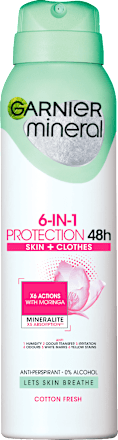 Protection 6 dezodorans u spreju Cotton Fresh GARNIER mineral