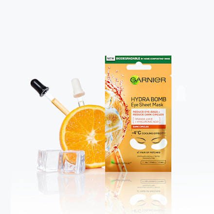 Маска против тъмни кръгове Hydra Bomb GARNIER SKIN NATURALS