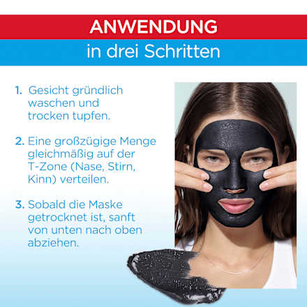 Gesichtsmaske Hautklar Kohle Peel-Off Garnier Skin Active