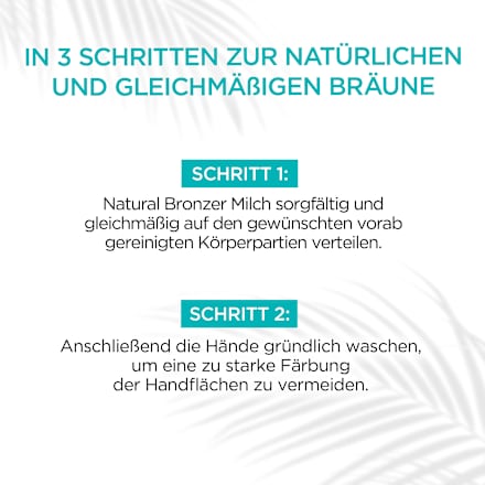 Selbstbräuner Milch natural bronzer  Garnier Ambre Solaire