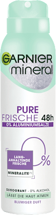 Deospray Pure Frische blütensanft GARNIER mineral