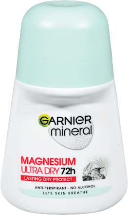 Magnesium Ultra Dry roll-on antiperspirant GARNIER mineral