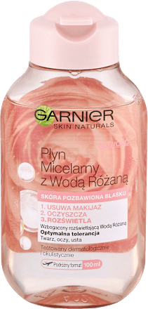 Skin Naturals Płyn micelarny z Wodą Różaną GARNIER