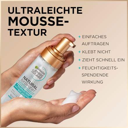 Selbstbräuner Mousse natural bronzer Garnier Ambre Solaire