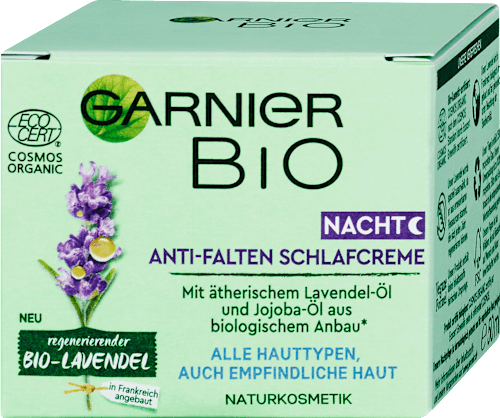 Anti-Falten Schlafcreme Bio-Lavendel GARNIER BIO