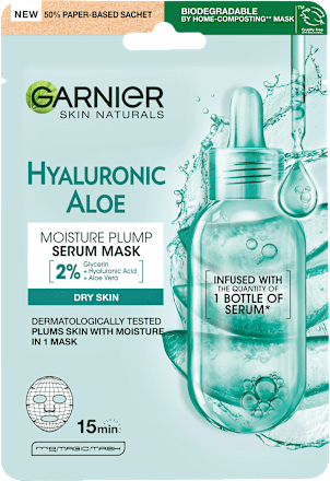 Маска за лице Hyaluronic Aloe Serum Sheet Mask GARNIER SKIN NATURALS