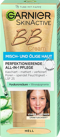 BB Creme Misch- und ölige Haut Hell Garnier Skin Active