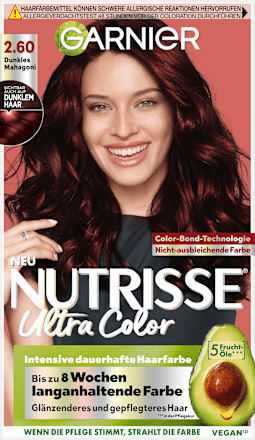Haarfarbe Farbsensation 2.60 dunkles Mahagoni GARNIER NUTRISSE