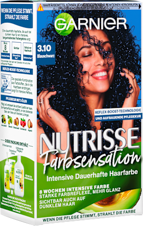 Haarfarbe Farbsensation 3.10 Blauschwarz  GARNIER NUTRISSE