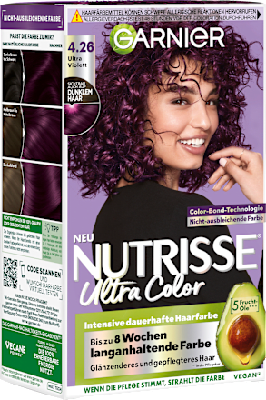 Haarfarbe Farbsensation 4.26 Ultra Violett  GARNIER NUTRISSE
