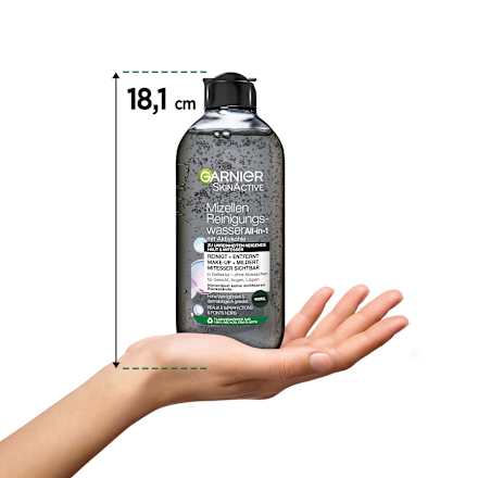 Mizellen Reinigungswasser All-in-1 mit Aktivkohle Garnier Skin Active