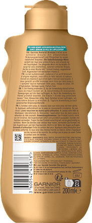 Selbstbräuner Milch natural bronzer  Garnier Ambre Solaire