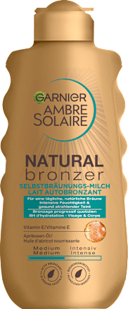 Selbstbräuner Milch natural bronzer  Garnier Ambre Solaire