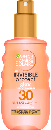 Invisible Protect Glow Sonnenspray LSF 30 Garnier Ambre Solaire