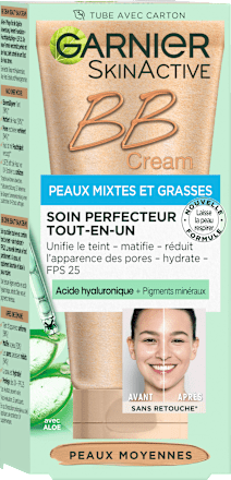 BB Creme All-in-1 Pflege Matt mittel LSF 25 Garnier Skin Active