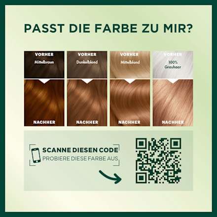 Nutrisse Ultra Creme Haarfarbe - Nr. 6.03 Natürliches Goldenes Dunkelblond GARNIER NUTRISSE
