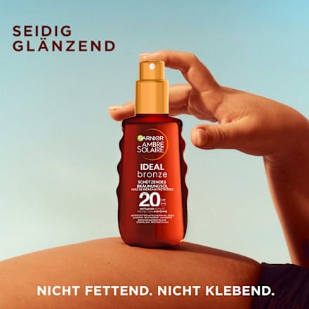 Sonnenöl Spray Ideal Bronze LSF 20 Garnier Ambre Solaire