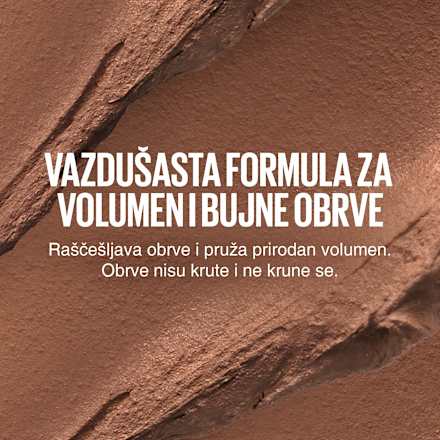 SUPER FLUFF maskara za obrve - 260 Deep Brown MAYBELLINE NEW YORK