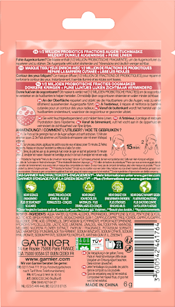 Augentuchmaske 1/2 Million Probiotics Garnier Skin Active