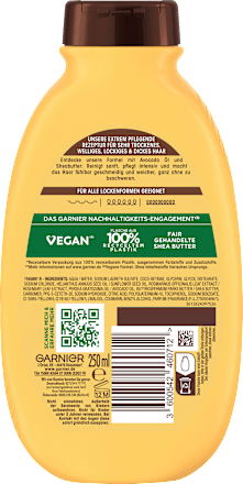 Shampoo intensiv nährend Avocado-Öl & Sheabutter Wahre Schätze