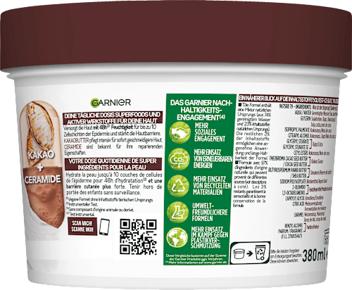 Körperbutter Superfood Kakao GARNIER Body