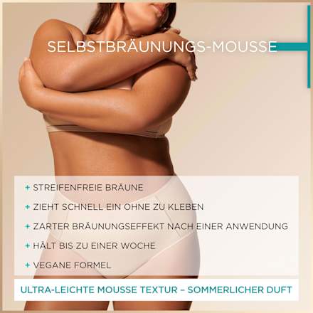 Selbstbräuner Mousse natural bronzer Garnier Ambre Solaire