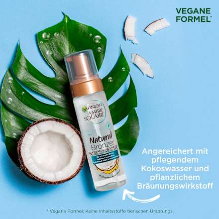 Selbstbräuner Mousse natural bronzer Garnier Ambre Solaire