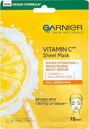 Маска за лице Sheet Mask с витамин C GARNIER SKIN NATURALS