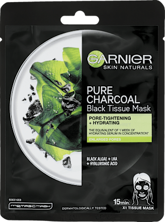 Maska na tkaninie redukująca widoczność porów  GARNIER SKIN NATURALS
