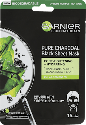 Maska na tkaninie redukująca widoczność porów  GARNIER SKIN NATURALS