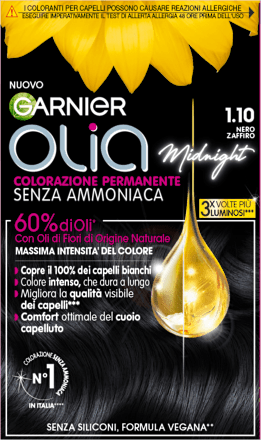 Colorazione Permanente Nero Zaffiro 1.10 GARNIER olia