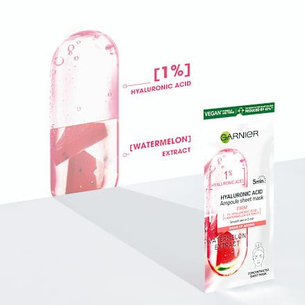 Маска за лице с хиалуронова киселина и екстракт от диня GARNIER SKIN NATURALS