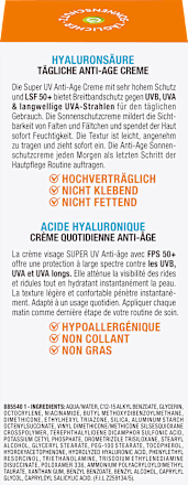 Sonnencreme Gesicht super UV Anti-Age, LSF 50+ Garnier Ambre Solaire