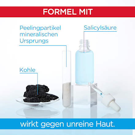 Hautklar PureActive Feste Reinigung mit Kohle Garnier Skin Active