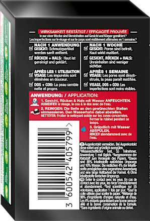 Hautklar PureActive Feste Reinigung mit Kohle Garnier Skin Active