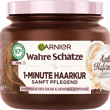 Haarkur 1-Minute Sanfte Hafermilch Wahre Schätze