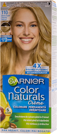 Vopsea de păr permanentă 110 blond GARNIER Color naturals