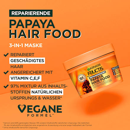 Papaya Hair Food 3in1 Maske GARNIER FRUCTIS