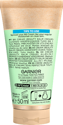 BB Creme All-in-1 Pflege Matt mittel LSF 25 Garnier Skin Active